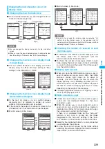 Предварительный просмотр 231 страницы NTT docomo FOMA N702iS Manual