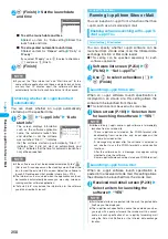 Предварительный просмотр 260 страницы NTT docomo FOMA N702iS Manual