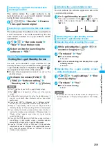 Предварительный просмотр 261 страницы NTT docomo FOMA N702iS Manual