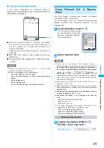 Предварительный просмотр 265 страницы NTT docomo FOMA N702iS Manual
