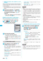 Preview for 240 page of NTT docomo FOMA N703iD Manual