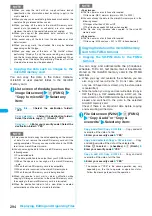 Preview for 296 page of NTT docomo FOMA N703iD Manual