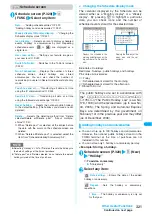 Preview for 323 page of NTT docomo FOMA N703iD Manual