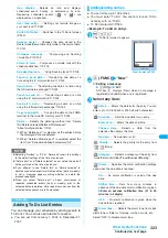 Preview for 325 page of NTT docomo FOMA N703iD Manual