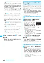 Preview for 330 page of NTT docomo FOMA N703iD Manual