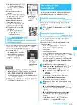 Preview for 221 page of NTT docomo FOMA N705i Instruction Manual