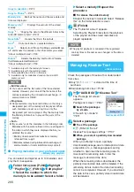 Preview for 268 page of NTT docomo FOMA N705i Instruction Manual