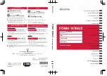 Preview for 1 page of NTT docomo FOMA N706i Instruction Manual