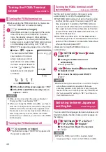 Preview for 48 page of NTT docomo FOMA N706i Instruction Manual