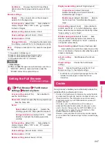 Preview for 249 page of NTT docomo FOMA N706i Instruction Manual