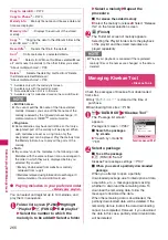 Preview for 268 page of NTT docomo FOMA N706i Instruction Manual