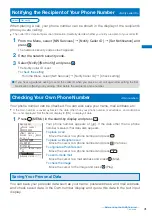 Предварительный просмотр 43 страницы NTT docomo FOMA SO703i Manual