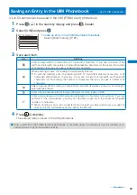 Предварительный просмотр 91 страницы NTT docomo FOMA SO703i Manual