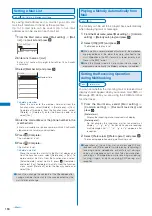 Предварительный просмотр 186 страницы NTT docomo FOMA SO703i Manual