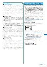 Предварительный просмотр 191 страницы NTT docomo FOMA SO703i Manual