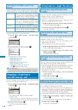 Предварительный просмотр 198 страницы NTT docomo FOMA SO703i Manual