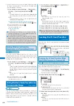 Предварительный просмотр 204 страницы NTT docomo FOMA SO703i Manual