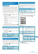 Предварительный просмотр 259 страницы NTT docomo FOMA SO703i Manual