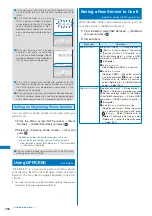 Предварительный просмотр 260 страницы NTT docomo FOMA SO703i Manual