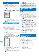 Предварительный просмотр 268 страницы NTT docomo FOMA SO703i Manual