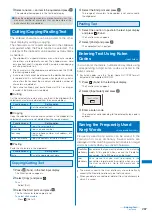 Предварительный просмотр 269 страницы NTT docomo FOMA SO703i Manual