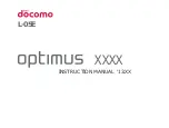 NTT docomo Optimus L-05E Instruction Manual preview