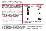 Preview for 2 page of NTT docomo P-06C STYLE Series Instruction Manual