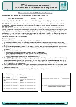 Предварительный просмотр 2 страницы ntt TOPPAS Installation & Application Manual