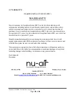 Предварительный просмотр 48 страницы Nu-Air NU0820 Product Manual