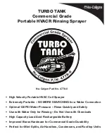 Nu-Calgon TURBO TANK Manual preview