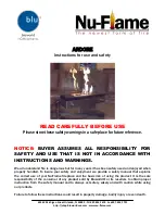 Nu-Flame ARDORE Instructions For Use And Safety предпросмотр