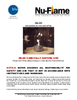 Nu-Flame CALDO Instructions For Use And Safety preview