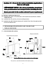 Предварительный просмотр 12 страницы Nu-Flame FENTON CF Use, Installation & Servicing Instructions