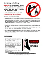 Предварительный просмотр 4 страницы Nu-Flame FIAMME Instructions For Use And Safety