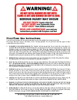 Preview for 3 page of Nu-Flame INCENDIO Instructions For Use And Safety