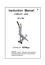 NU-LIFT HFJ-700 Instruction Manual preview