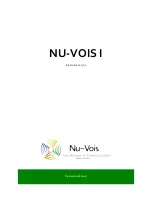 Preview for 1 page of Nu-Vois NU-VOIS I Operation Manual