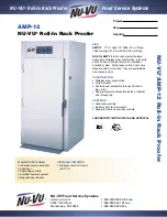 Preview for 1 page of Nu-Vu AMP-12 Specifications