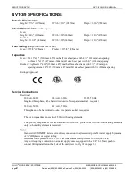 Preview for 10 page of Nu-Vu NVT-3/9 Owner'S Manual