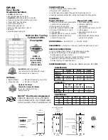 Предварительный просмотр 1 страницы Nu-Vu OP 4/8M Specification Sheet