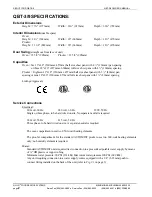 Предварительный просмотр 10 страницы Nu-Vu QBT-3/9 Manual