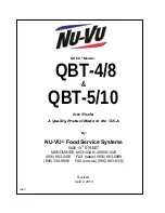 Preview for 1 page of Nu-Vu QBT-4/8 Manual