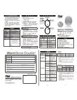 Preview for 2 page of NU WarmStone Double+ User Manual