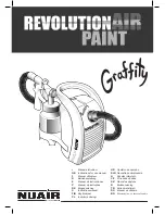 nuair Revolution air paint Graffity Instructions For Use Manual preview