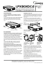 Предварительный просмотр 1 страницы Nuaire Group LPXBOXDC-2 Installation And Maintenance Manual