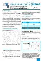 NuAire DRI-ECO-HEAT-HC Installation And Maintenance preview