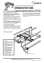 Preview for 1 page of NuAire DRIMASTER 365 Installation And Maintenance Details