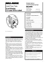 NuAire DuctMaster DCB 315 Installation And Maintenance Manual preview