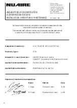 Preview for 12 page of NuAire DuctMaster DCB 315 Installation And Maintenance Manual