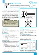 Preview for 1 page of NuAire Ecosmart Connect ESCO-CO2D Installation And Maintenance